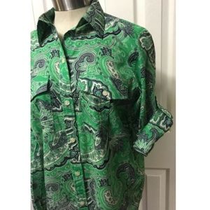 LRL Lauren Jeans Co Ralph Lauren Paisley Shirt